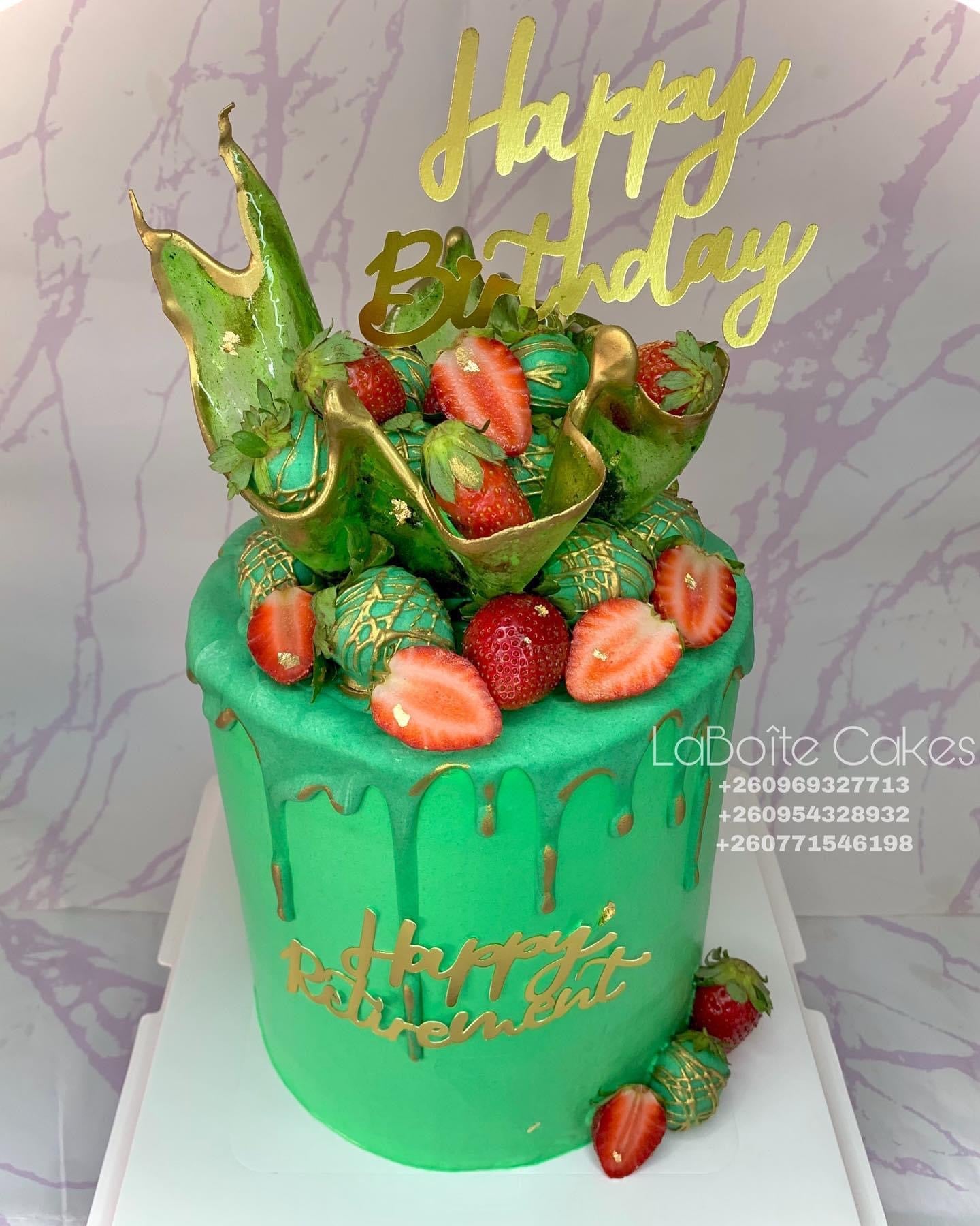 Green Sail and strawberries