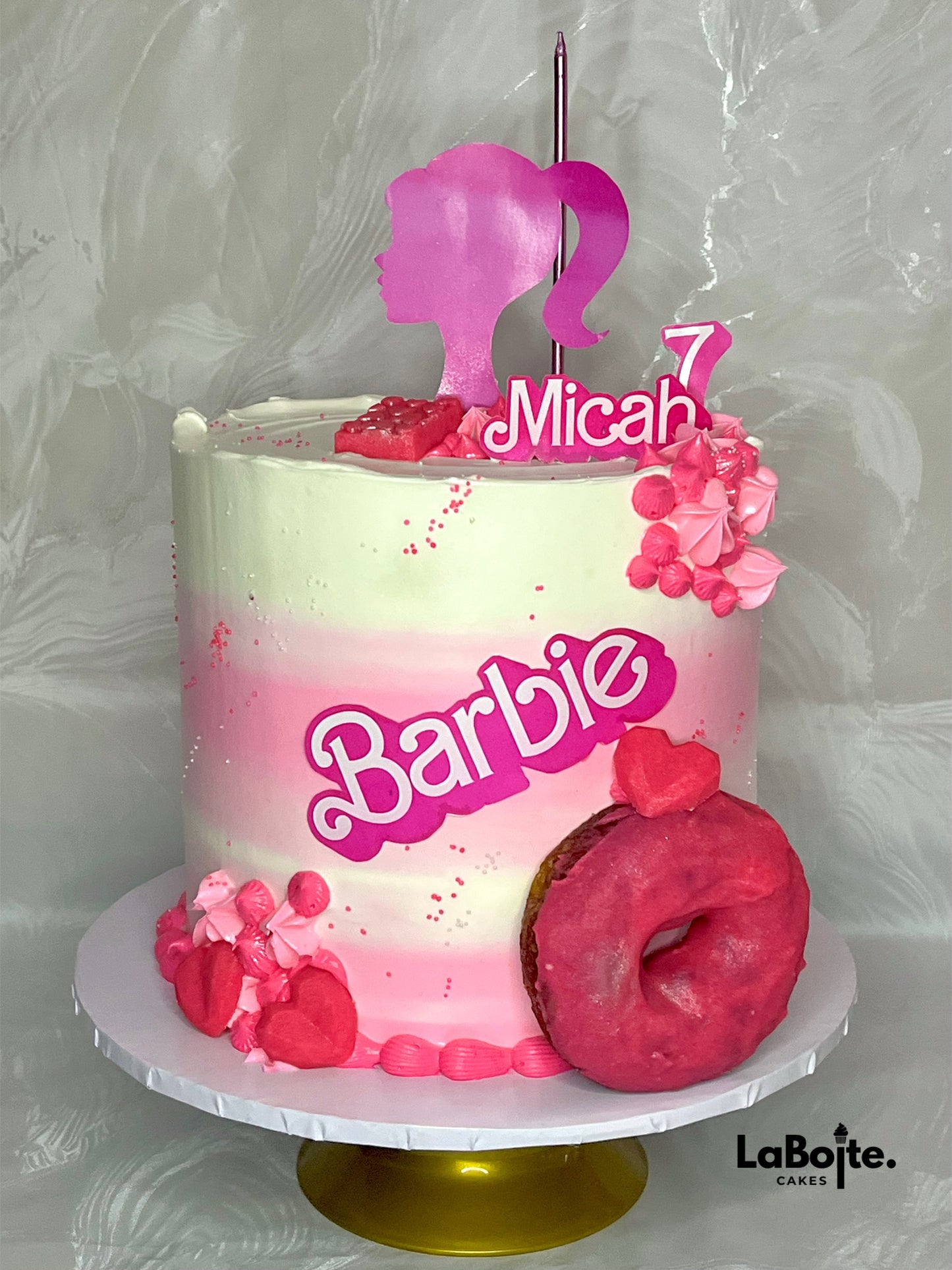 Barbie themed cake