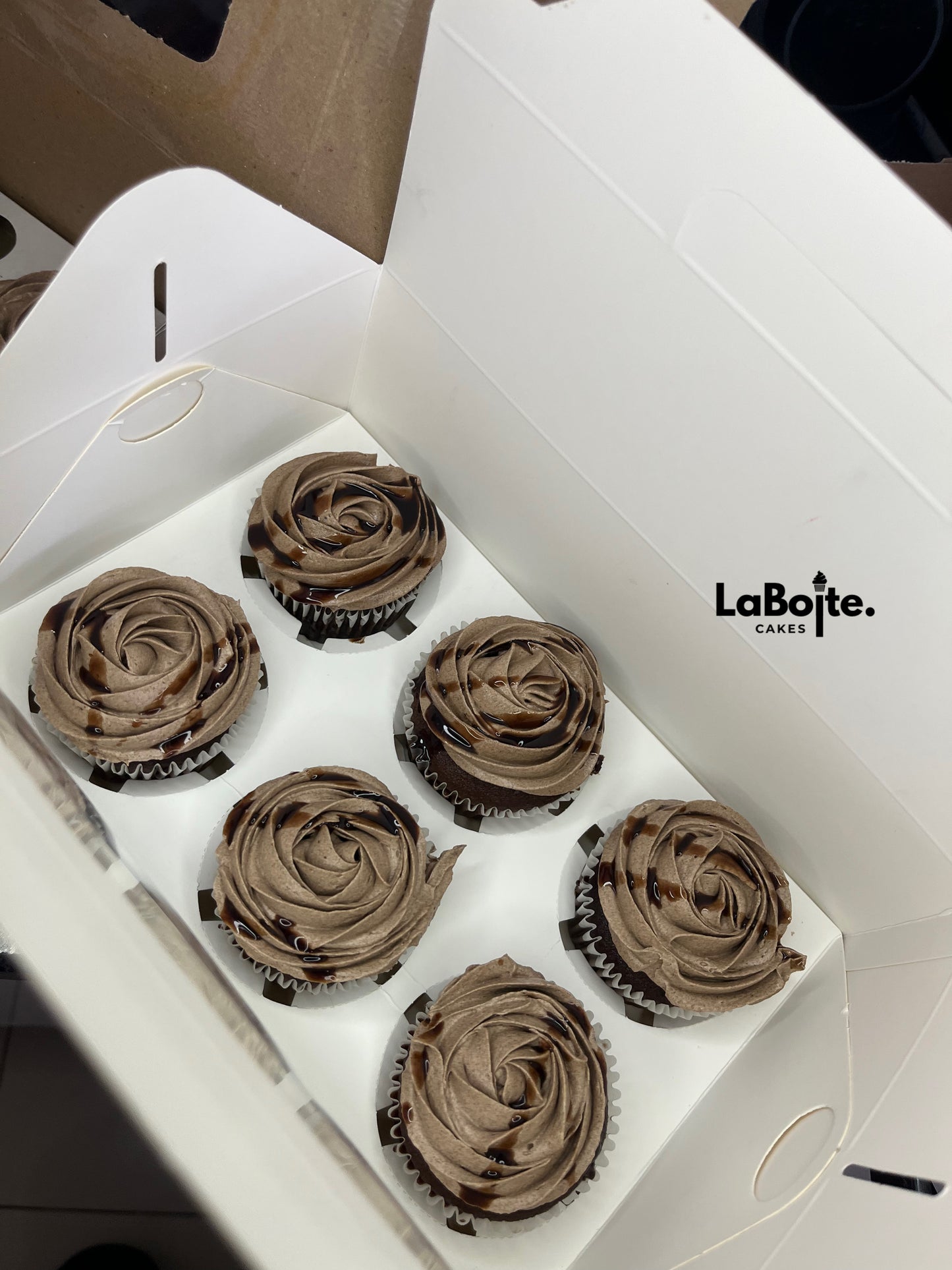 Double Choc cupcakes