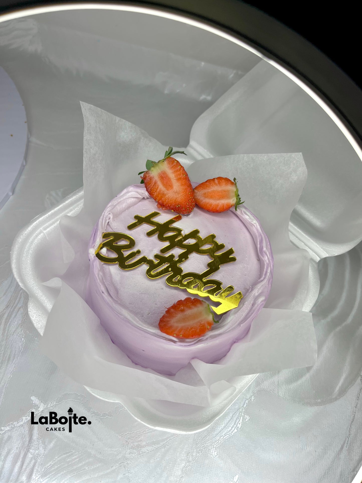 Purple birthday bento