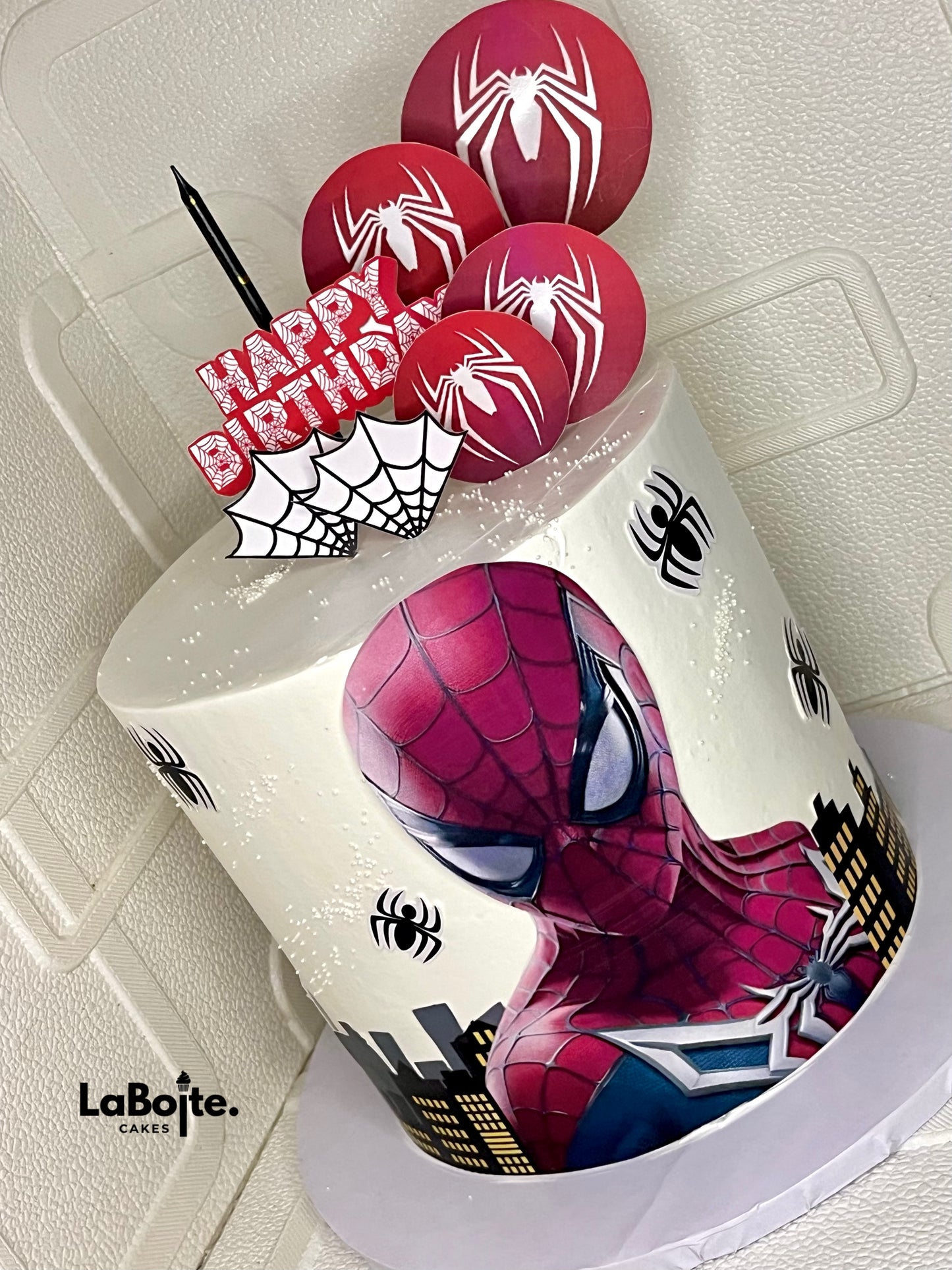 Spider-man cake
