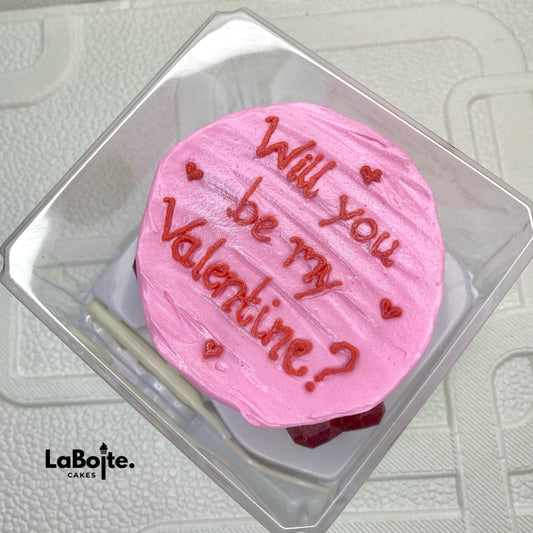 Valentines baby cake