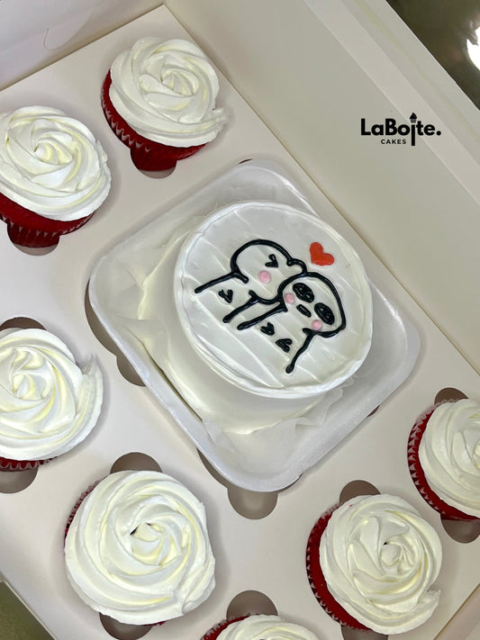 Bento cake + cupcakes