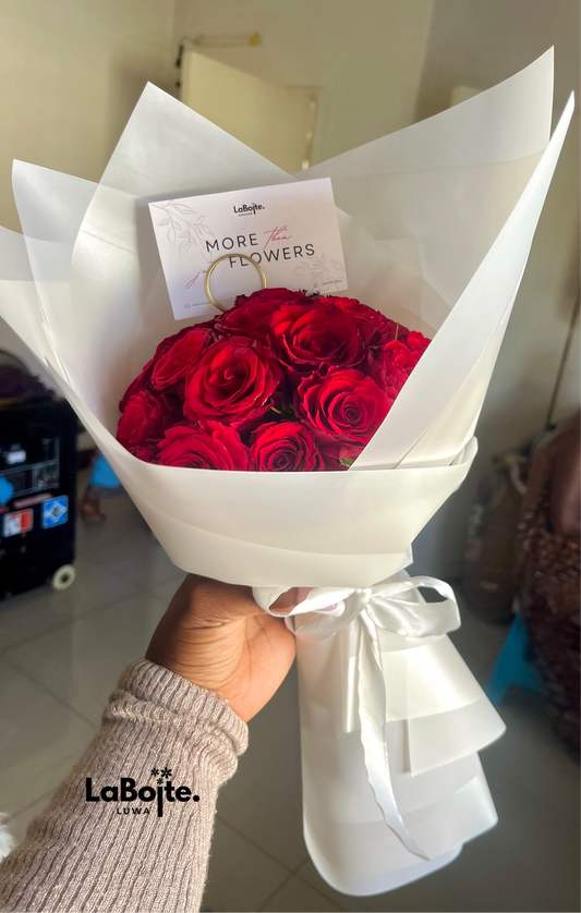 Classic red bouquet (20 stems)